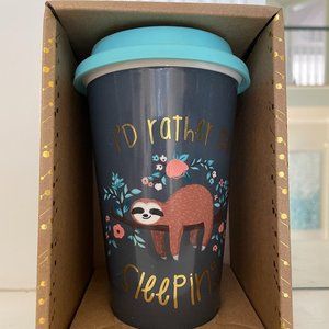 Coffee mug with lid :: NWT